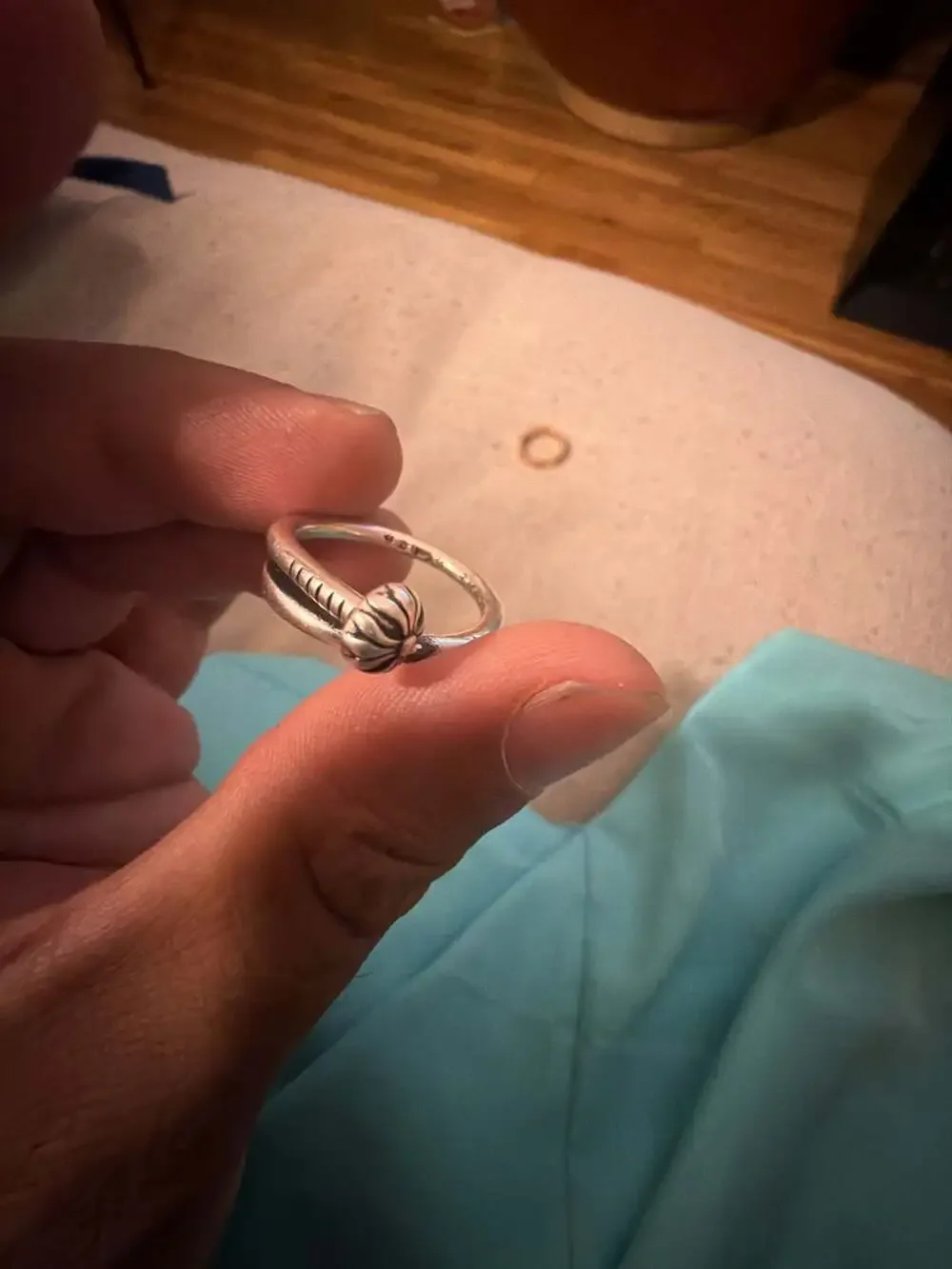Chrome Hearts Cross Nail Silver Ring